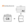 ELCO C6 Red Intensive Red Envelopes C6 = 162 x