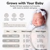 Mama Cheetah Organic Baby Swaddle Blanket, Adjustable Newborn Swaddle Sleep