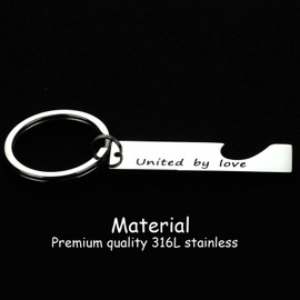 AHAETH Military Going away Gifts Keychains Military Deployment Items Army Couple Gifts Military Keychain