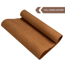 Shkira 12''X24'' Tooling Leather Square - 2.0MM Brown Sheets for Crafts - Leather Sheets for Crafts Tooling Sewing Hobby - Thick Cowhide Pieces - Fabric for Crafting
