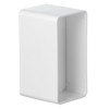 Steinberg14 White 220 x 55 mm Duct Connector with Backflow