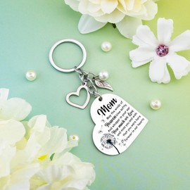 VIESUJI Condolence Gifts Sympathy Gifts for Loss of Loved One Mom Condolence Remembrance Bereavement Gift for Loss of Mother Memorial Keychain