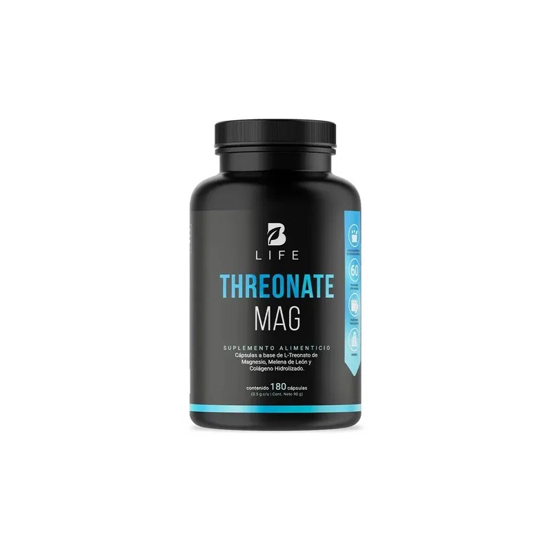 Threonato Magnesio 90g 180 Capsulas Blife