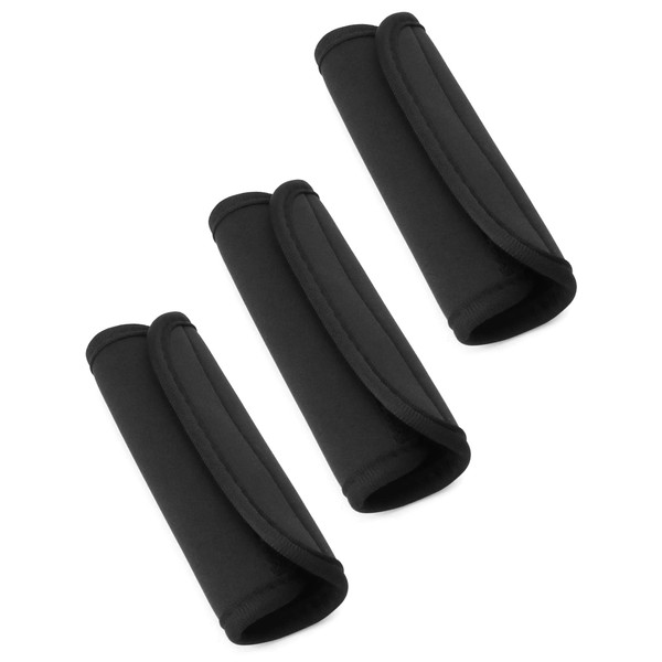 QWORK® 3Pcs Suitcase Handle Wrap Cover, Comfortable Neoprene Luggage Identifier