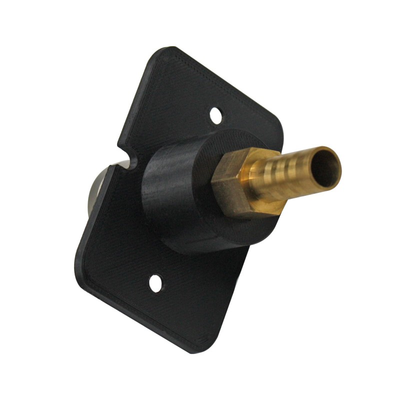 Flush Mount Air Fitting Straight 1/4'' BSP Female to 10mm