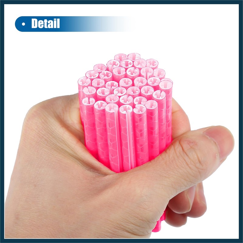 TUCKBOLD 36 Pcs Pink Bicycle Reflector Reflective Version Durable ABS