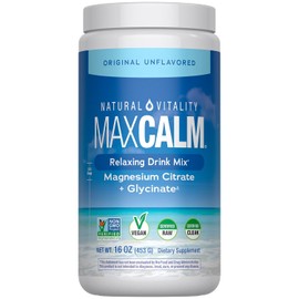 Natural Vitality Natural Calm Magnesium Anti Stress, Orignal, 16 oz