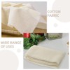 Kichvoe Unbleached Cotton Cheesecloth 12pcs Fabric Reusable Fine Mesh Cloth