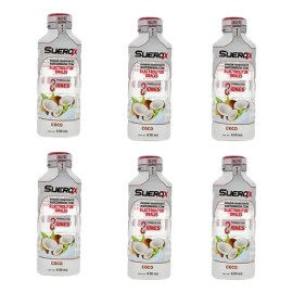 Suerox Sabor A Coco 630 Ml Electrolitos Oral 8 Iones Pack 6                                                                                           