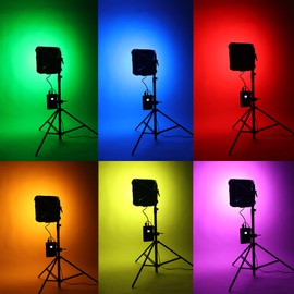Falcon Eyes APARO Radi-11 Pro Air Inflatable RGB Panel 45W RGBCW 2700K-9999K Flexible LED Panel Light with CCT/RGB/HSI, Support APP Control, with Air Softbox and Foldable Honeycomb Grid