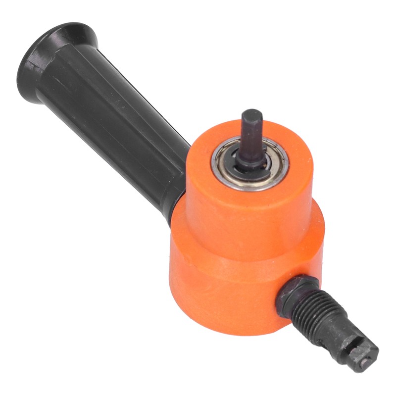 Double Head Nibbler 360° Adjustable Versatile Drill Attachment Metal Cutter