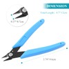 Aracombie 5 inch Blue Micro Cutter, Diagonal Cutters Mini Wire