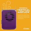 O2COOL Battery Powered Deluxe Necklace Fan For Personal Cooling With
