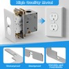 Gadgetzan Wall Plate Spacer,Flush Fit Device Leveling Plates For Wall