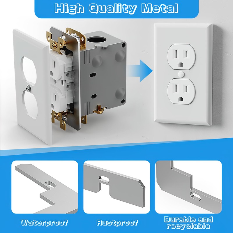Gadgetzan Wall Plate Spacer,Flush Fit Device Leveling Plates For Wall