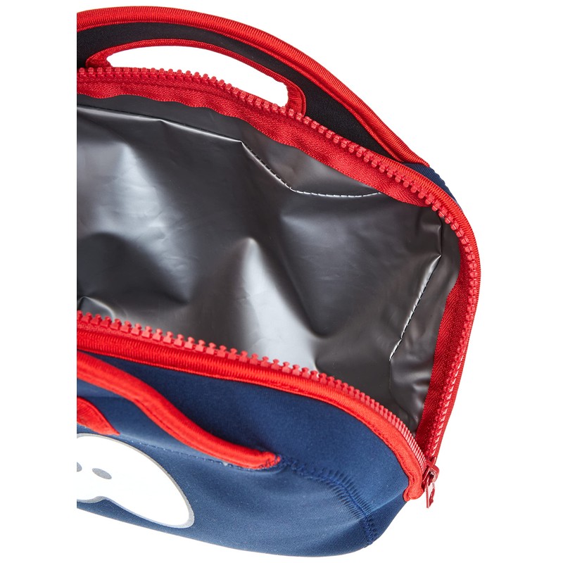 NAVY BLUE Insulated Neoprene Lunch bag by FRUITFRIENDS. Protection for