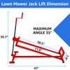 Lawn Mower Lift Jack, Lifting Platform 882 Lbs Capacity Telescopic
