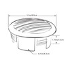 KIMISS 4pcs Boats Airflow Vent Cover,Round Vent Louver Grille Cover