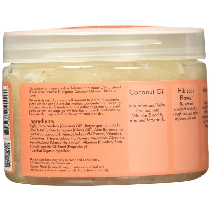 Shea Moisture Sheamoisture Coconut & Hibiscus Hand & Body Scrub,