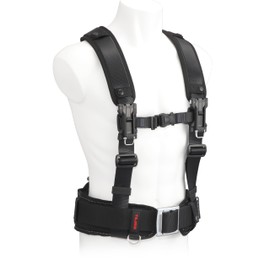 Tajima SFSSF-BK Suspenders with Ceff Holder, Black, Uses New Features Belt Hanger, Elastic Fabric to Reduce the Strain Around the Waist, Securely Connected with Screw and Button Hooks (Sold SEG Body)