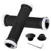 Topatrol Bicycle Grip Handle Grip, Anti-Slip, Rubber Bicycle Handle Grip,