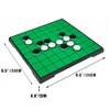 KOKOSUN Reversi Board Game, Foldable Magnetic Classic Strategy Game (Rounded