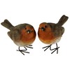 London Ornaments LO16043 Set of 2 Robins