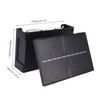 Solar Outdoor Lights Waterproof 6 LED Bulbs Ambient Outdoor Wall