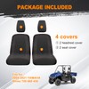 BORDAN UTV Seat Cover for 2004-2021 Yamaha Rhino 700 660