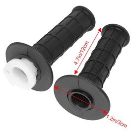 Anxingo 7/8" Twist Throttle Handle Kit with Handle Grip Cable Throttle Clamp, for Dirt Bike Quad ATV Pit 50cc 125cc 150cc 250cc 125cc 140cc 4-Stroke Mini Bike Pocket Bike