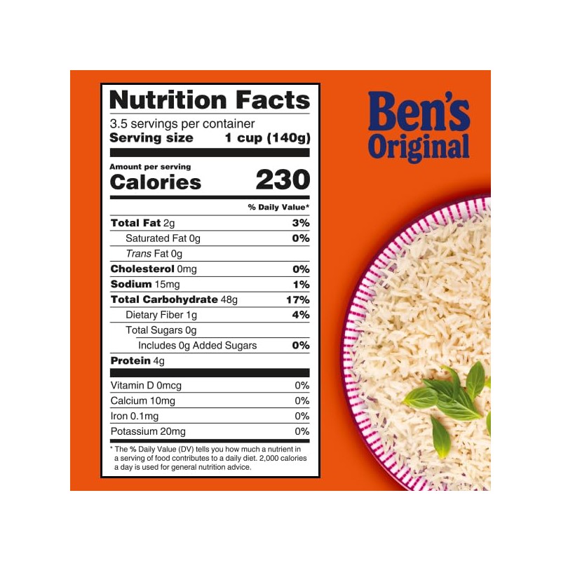 BEN'S ORIGINAL Ready Rice Jasmine Family Size Rice, Easy Dinner