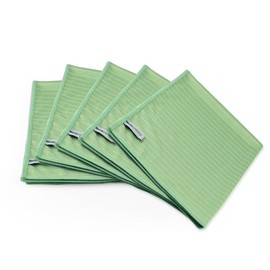 Turboprodukte Bamboo Tea Towels - Super Absorbent & Ultra Soft - Perfect for the Home and Office, light green, 5