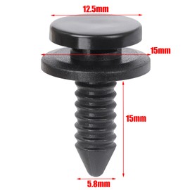 OAUTOO 10Sets Body Pillar Trim Panel Retainer Clip & Grommet Kit for VW 3B0-867-334 3B0-867-333 GTI Jetta Passat Rabbit SportWagen Touareg 1998-On