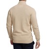 Indicode INLut Men's Cardigan with Stand-Up Collar and Zip |