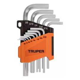 Truper Juego De Llaves Allen Std 13 Piezas Truper 15545 Color Plateado