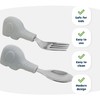 Tiny Twinkle Easy Grip Toddler Utensils Spoon and Fork Set