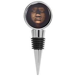 Medusa Stone Statue Photograph Mythology Wine Stopper