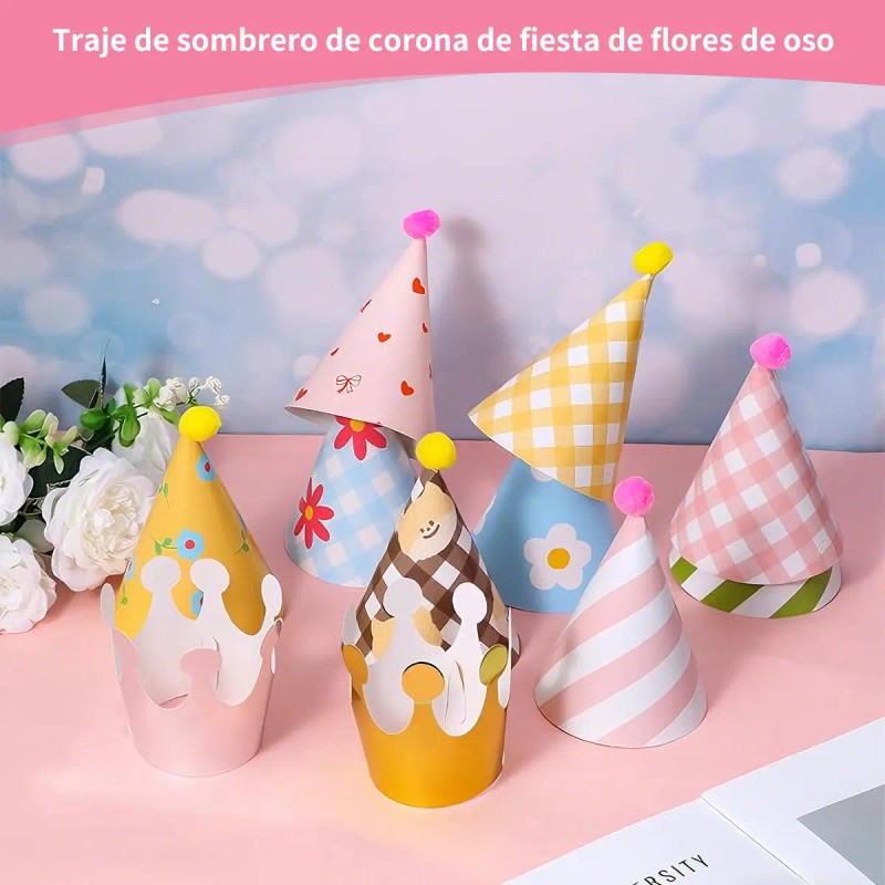 11 Piezas Gorros De Cumpleaños Gorros De Fiesta Gorritos