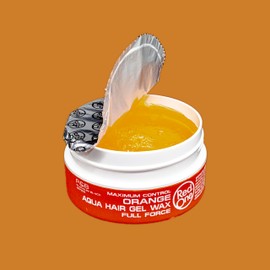RedOne Aquatic Hair Wax Orange 150 ml | Ultra Hold | Hair Wax for Men and Women | Orange Scented | Maximum Control - Pack of 2