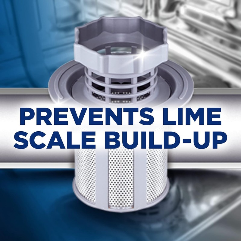 Finish Dishwasher Salt Helps Soften Water to Prevent Limescale and