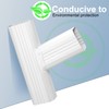SUKABU Downspout Y Connector 2x3 Left High Gloss White