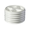 Consolidated Plastics White Food Grade Gamma Seal Lids for 2