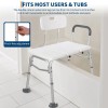 Unbranded Tub Transfer Bench Shower Chair for Bathtub Height Adjustable