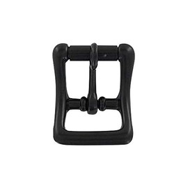 Ohio Travel Bag Locking Tongue Roller Buckle, 3/4 Inch, Black Finish, Zinc Alloy, C-1511-BLK