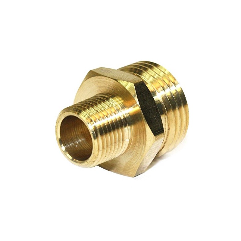 Interstate Pneumatics FGM016 3/4 Inch GHT Male x 3/8 Inch