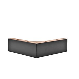 Wood Furniture Legs 2 Inch Height L Shape Replacement Sofa Feet - Set of 4