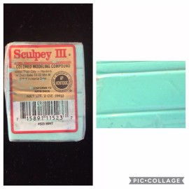 Sculpey III Oven Bake Clay #523 Mint Green (62)