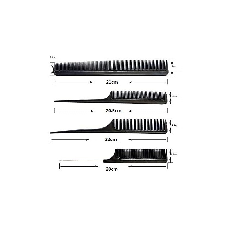 10 Pcs Hair Comb Modeling Comb Professional Hair Comb Set