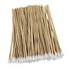 200 Pcs 6 Inch Long Bamboo Cotton Swabs with Wooden