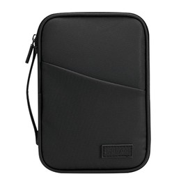 Higoney Waterproof Travel Passport Holder for Family,RFID Blocking Passport Wallet,Portable Travel Document Organizer for Men Women, Travel Essentials for Flying(Black)